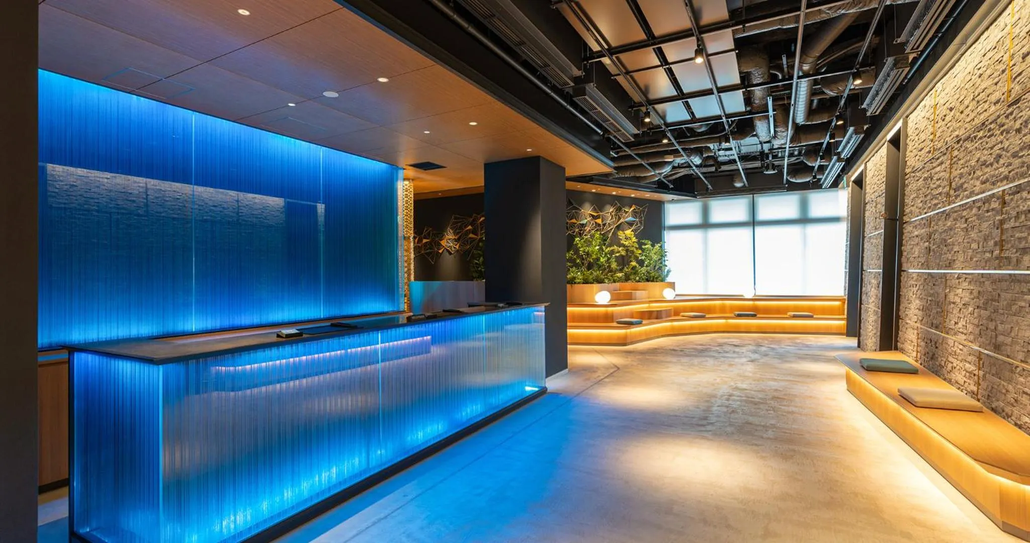 Lobby or reception in Grids Premium Hotel Kumamoto