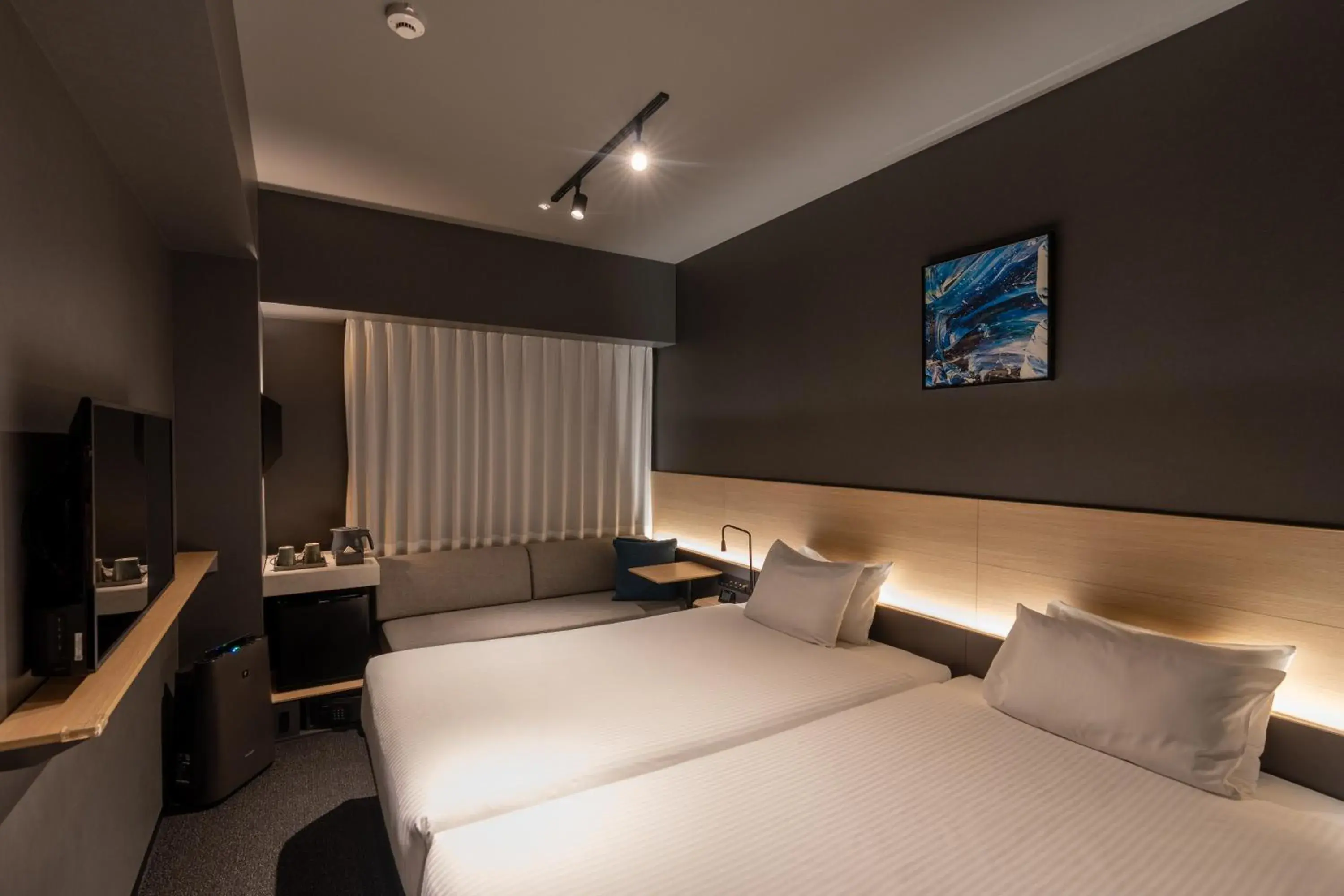 Twin Room in Grids Premium Hotel Kumamoto Twin Room in Grids Premium Hotel Kumamoto