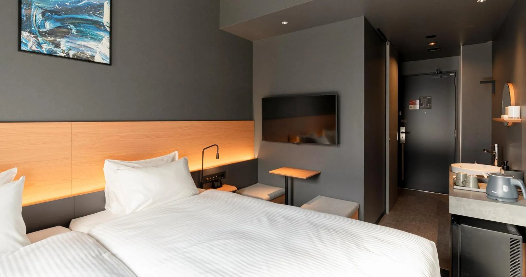 Bed in Grids Premium Hotel Kumamoto