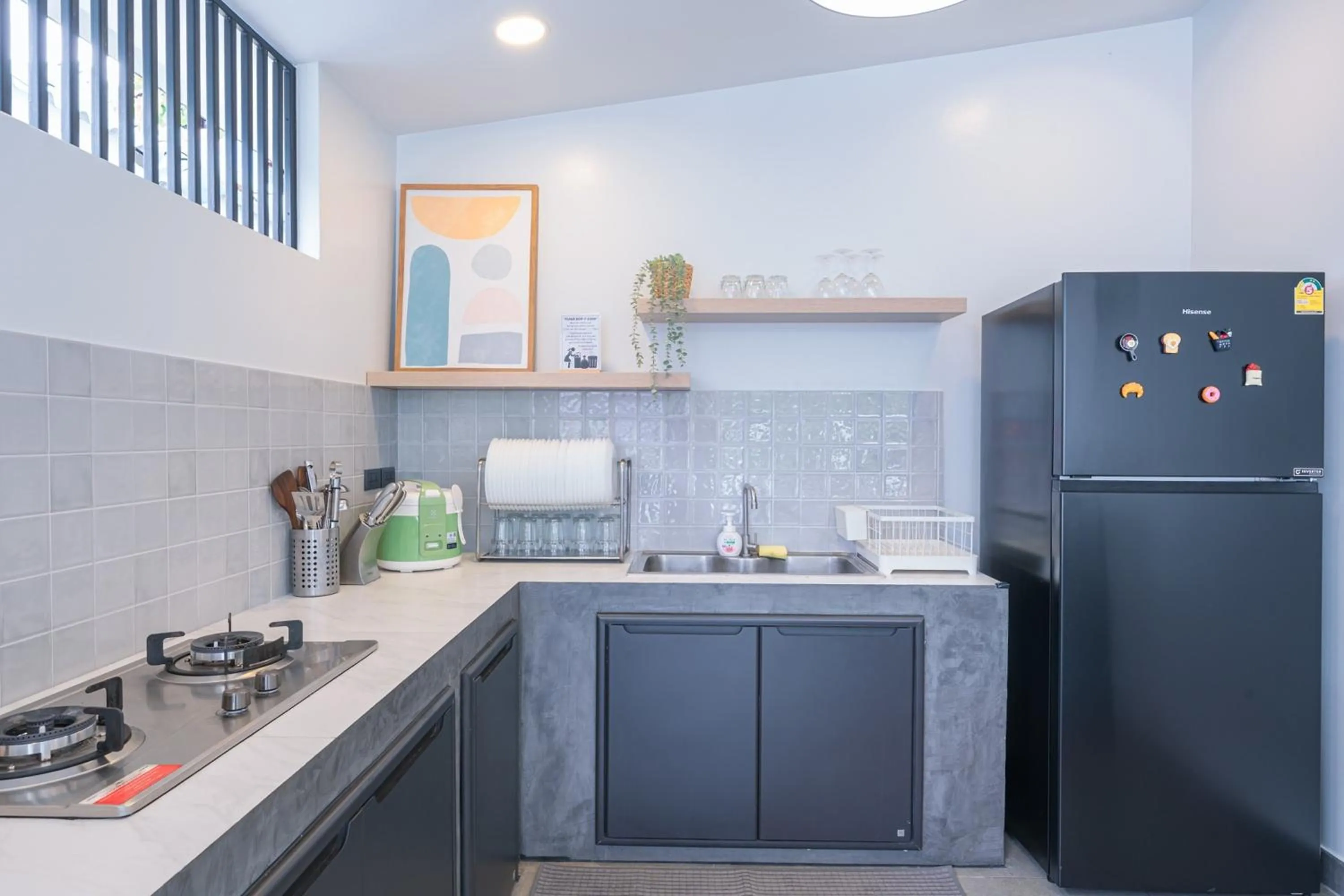 kitchen in The 38 Pool Villas Pattaya