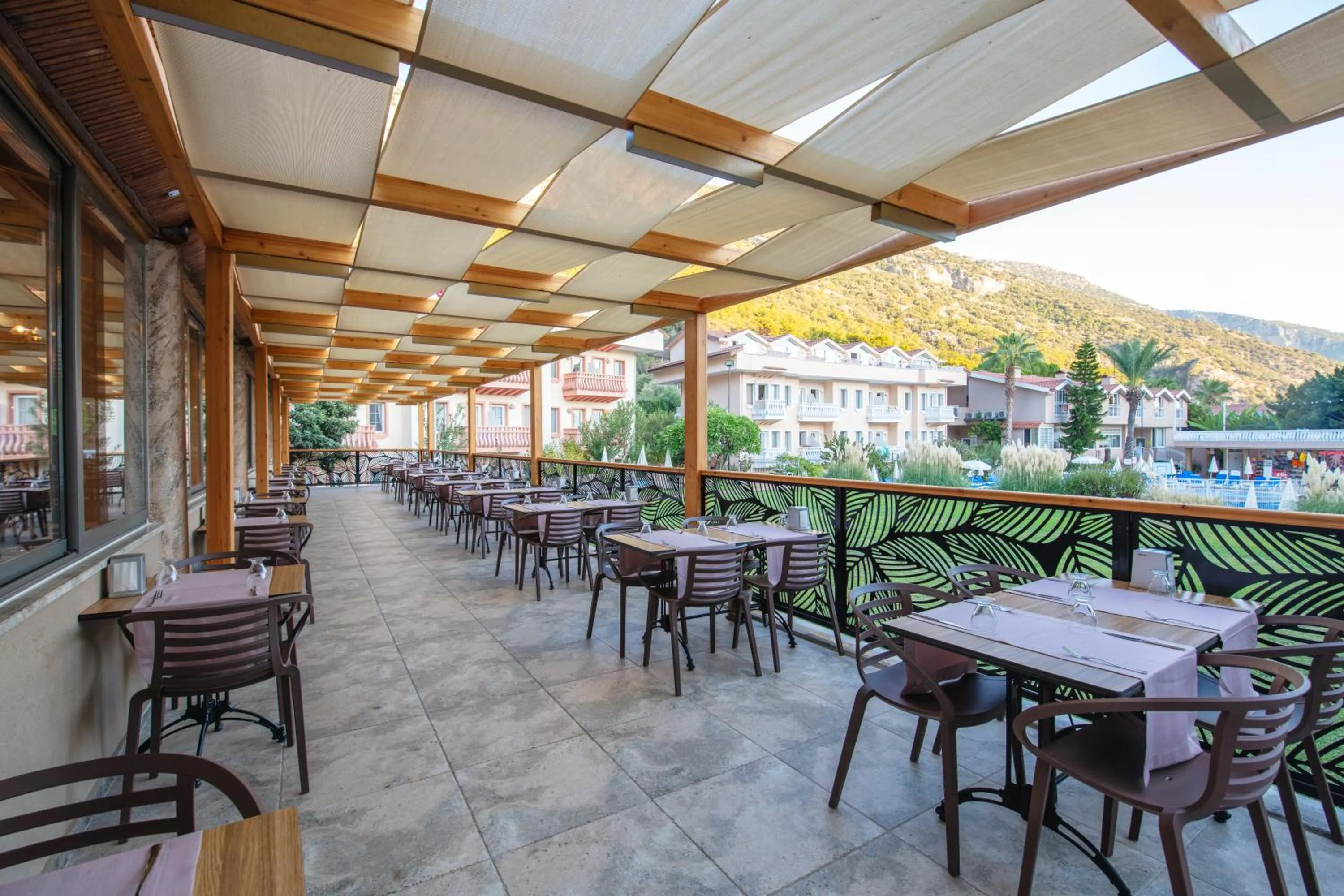 Patio in Ölüdeniz Turquoise Hotel - All Inclusive