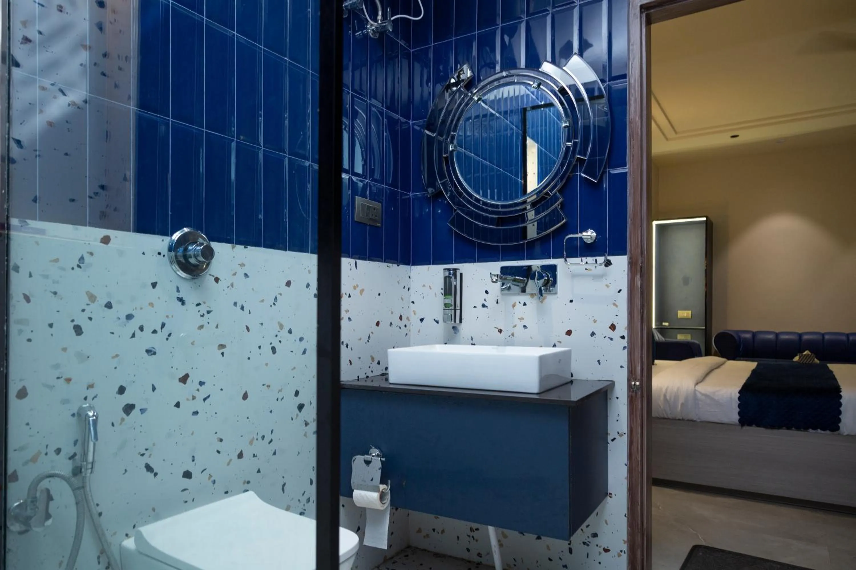 Bathroom, Bed in THE ORIN