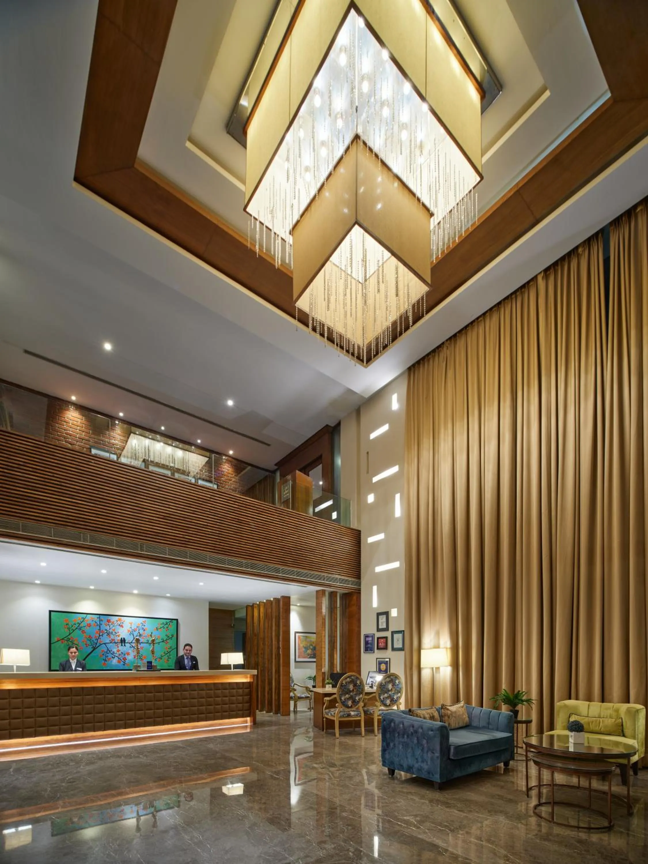 Lobby or reception in Best Western Country Woods Ambala