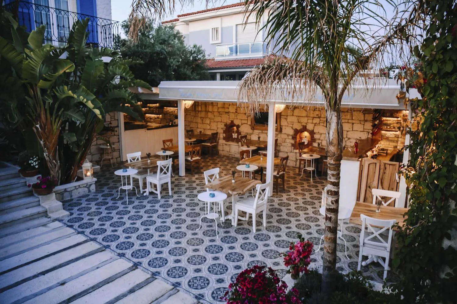 Patio in Tarcin Alacati Hotel