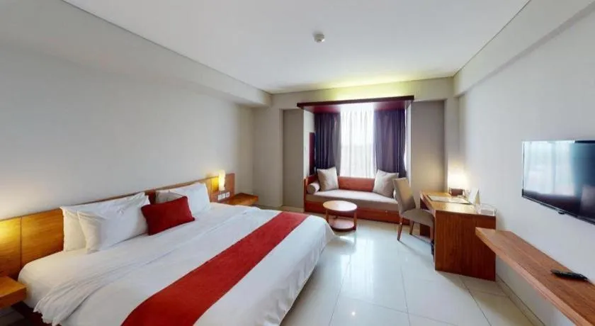Bed in Mitra Bandung Hotel