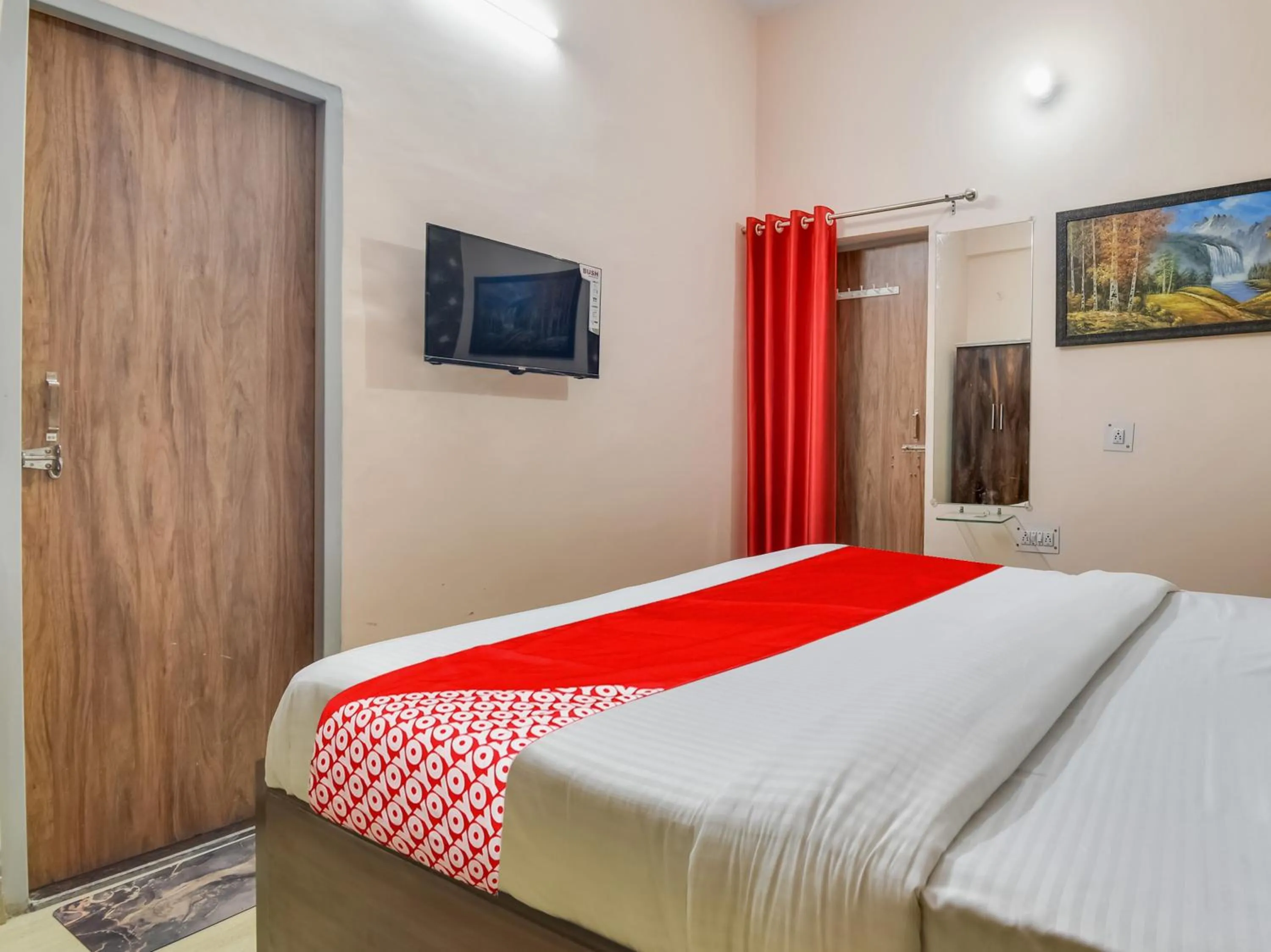 Bedroom in Hotel VRINDAVAN