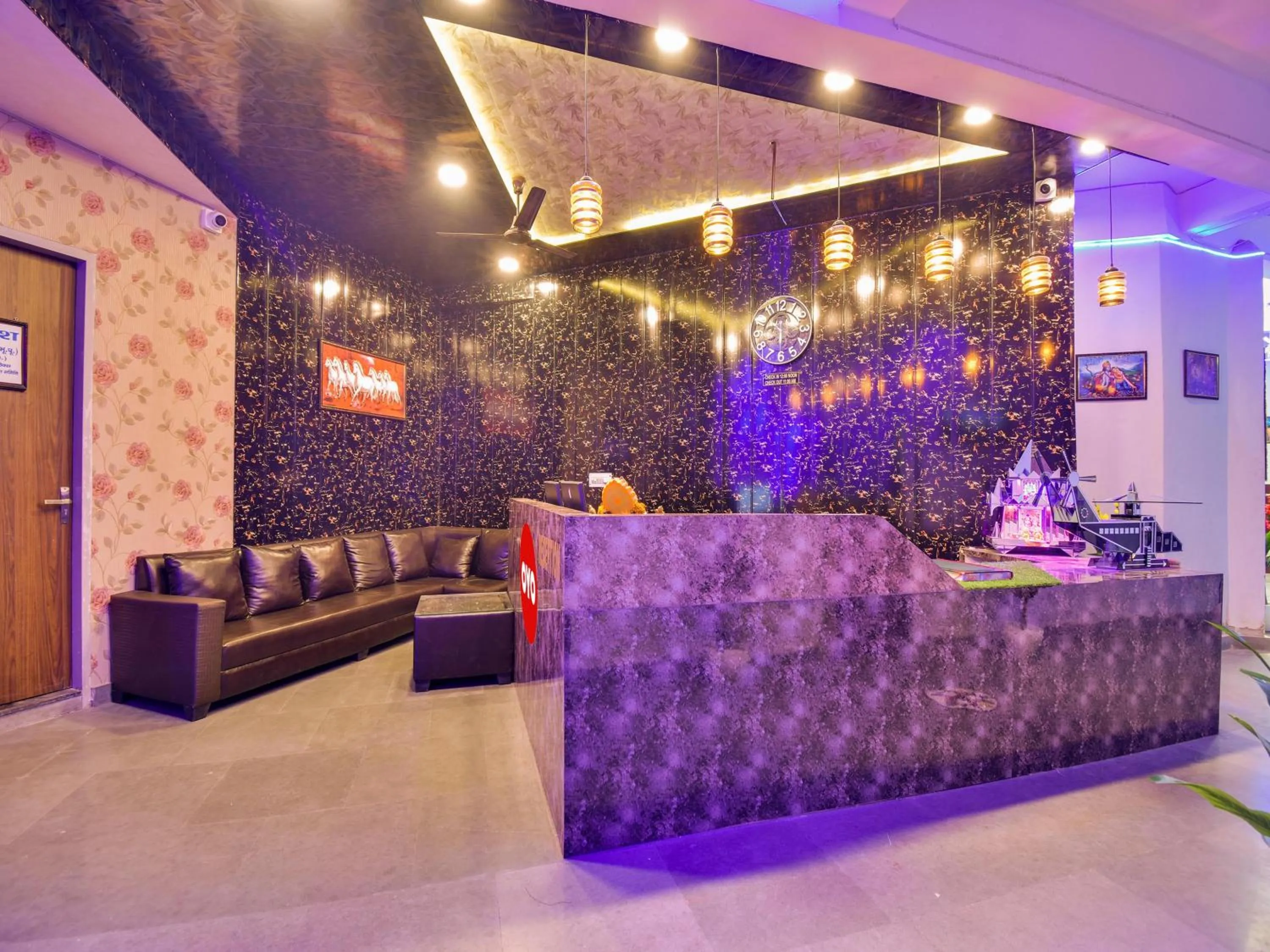 Lobby or reception in Hotel VRINDAVAN