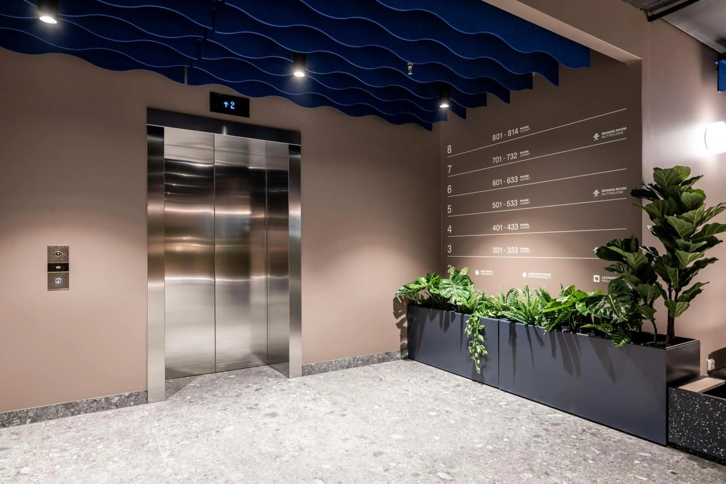 elevator in Citybox Helsinki