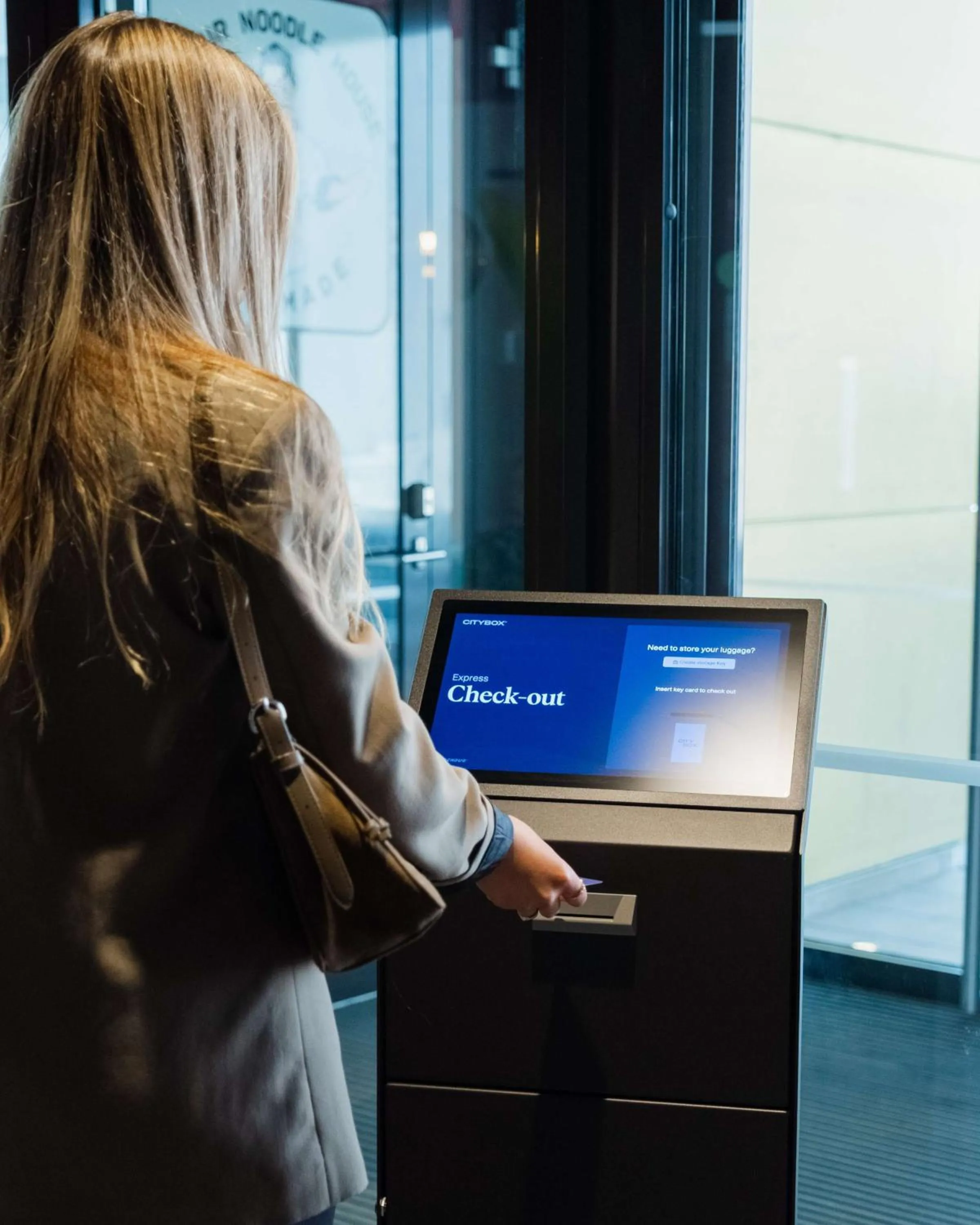 Lobby or reception in Citybox Helsinki