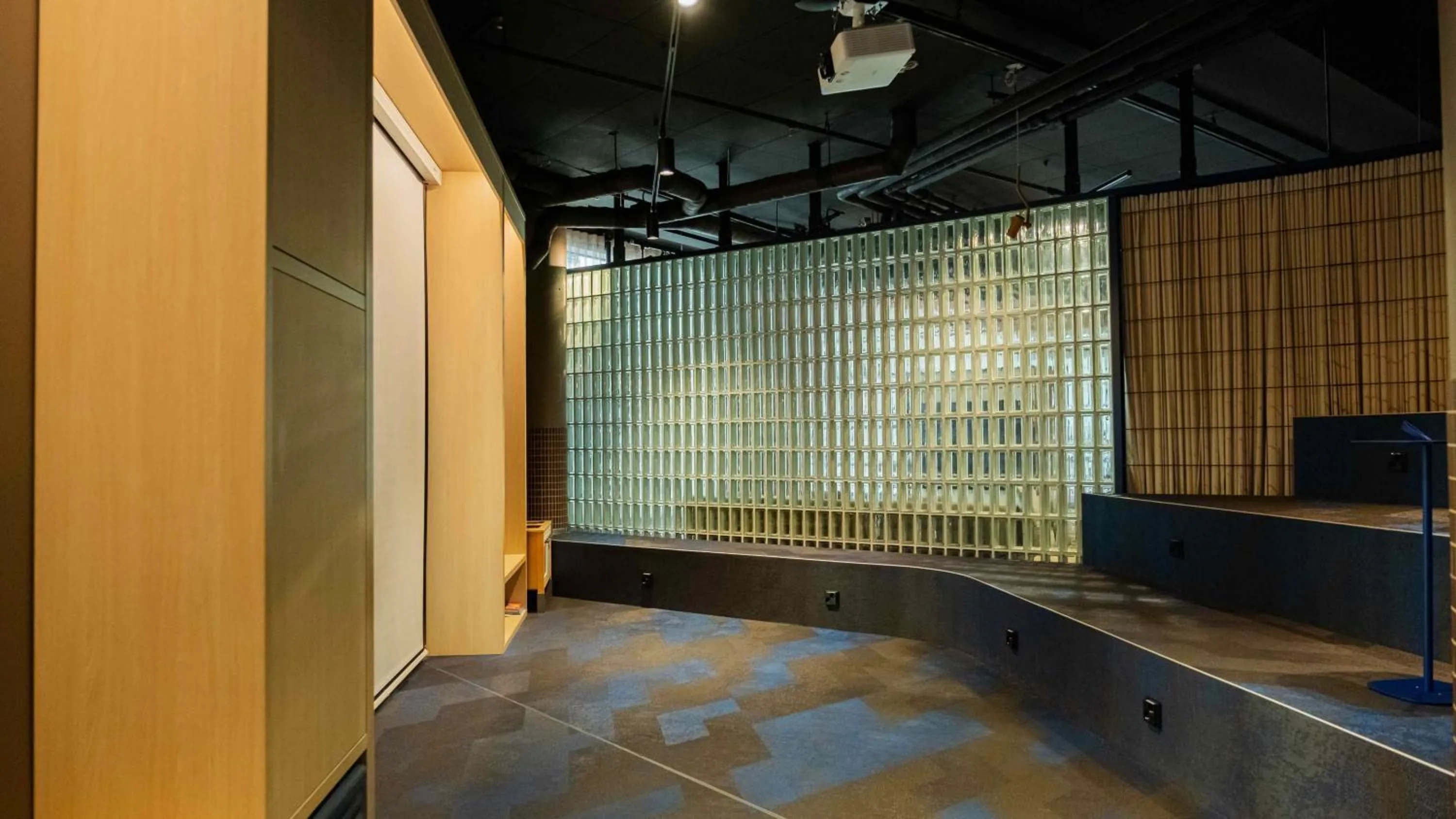 Seating area in Citybox Helsinki