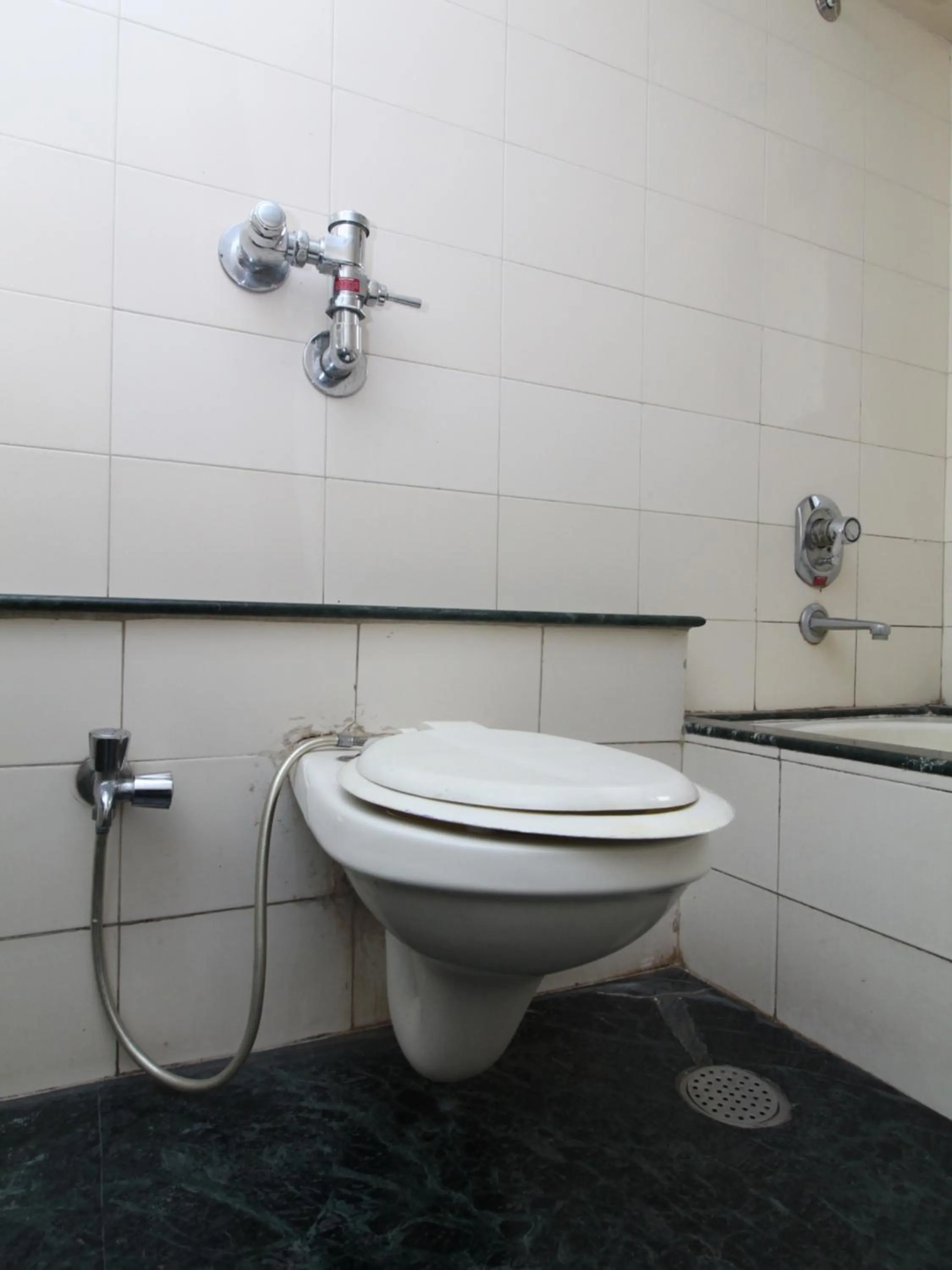 Bathroom in Hotel Pooja International