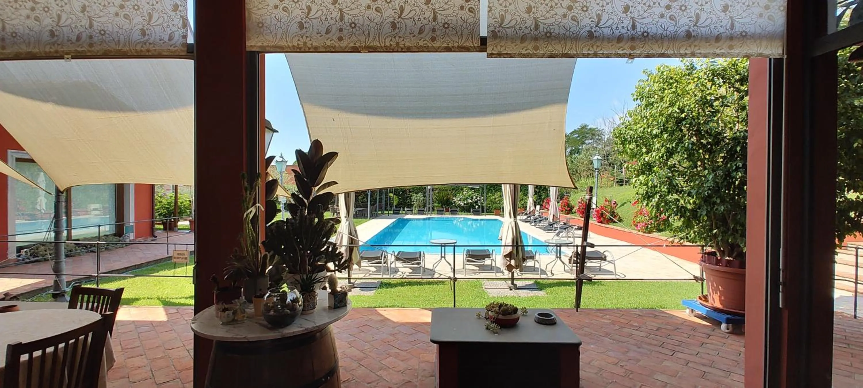 Patio in Albergo la Luna