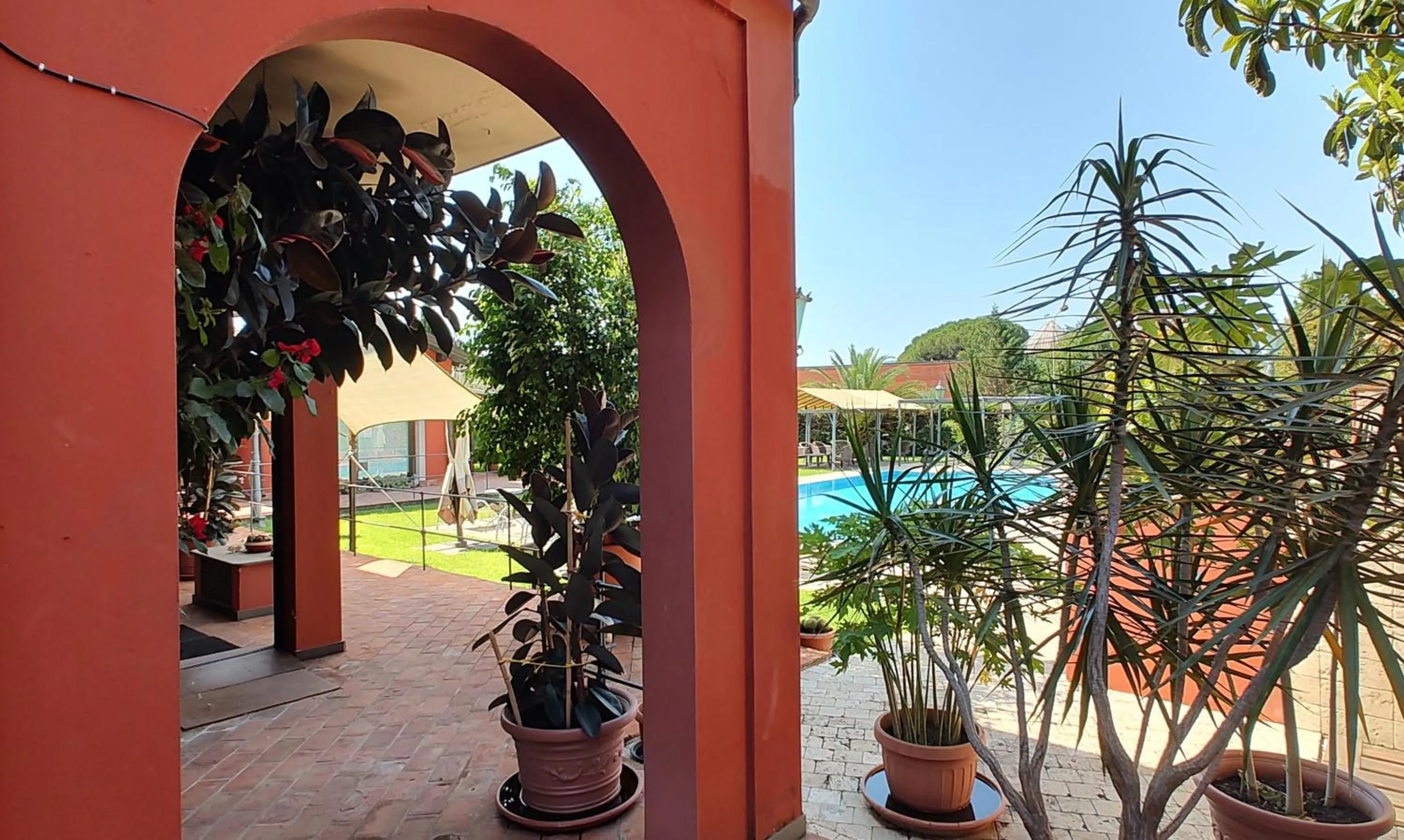 Patio in Albergo la Luna