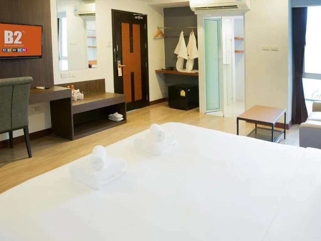 Bed in B2 Hat Yai Rat Uthit Boutique & Budget Hotel