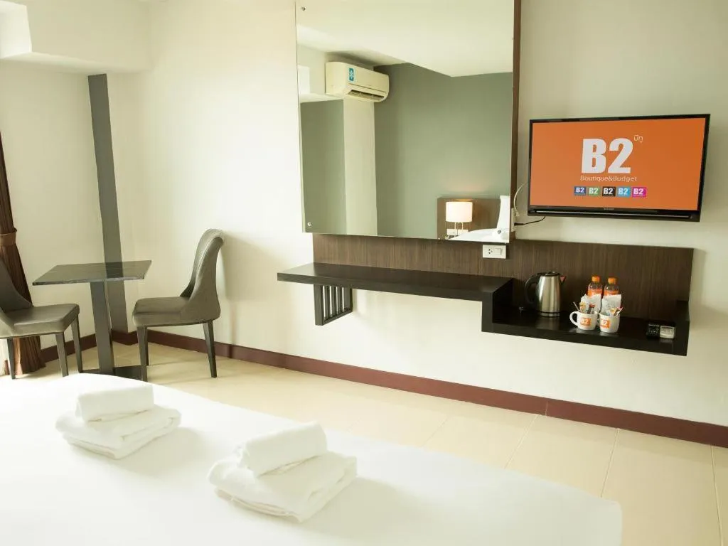 Bed in B2 Hat Yai Rat Uthit Boutique & Budget Hotel