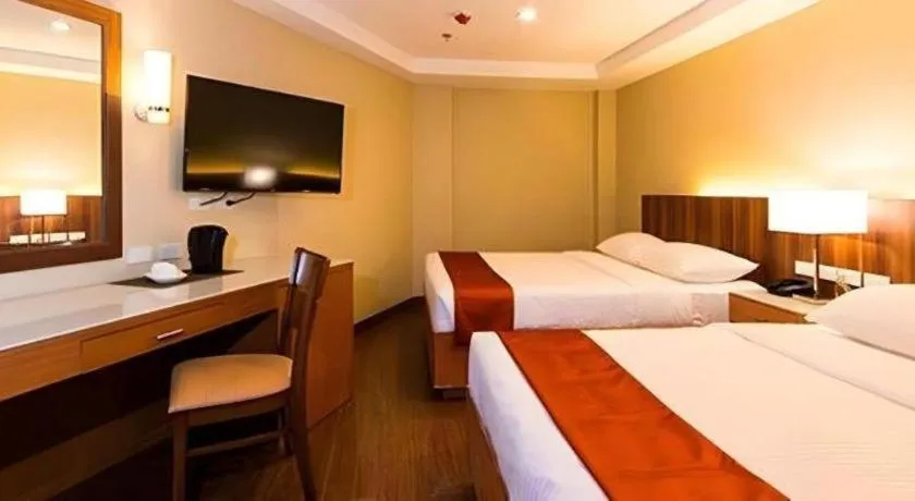 Bed in Hotel Veniz Legarda