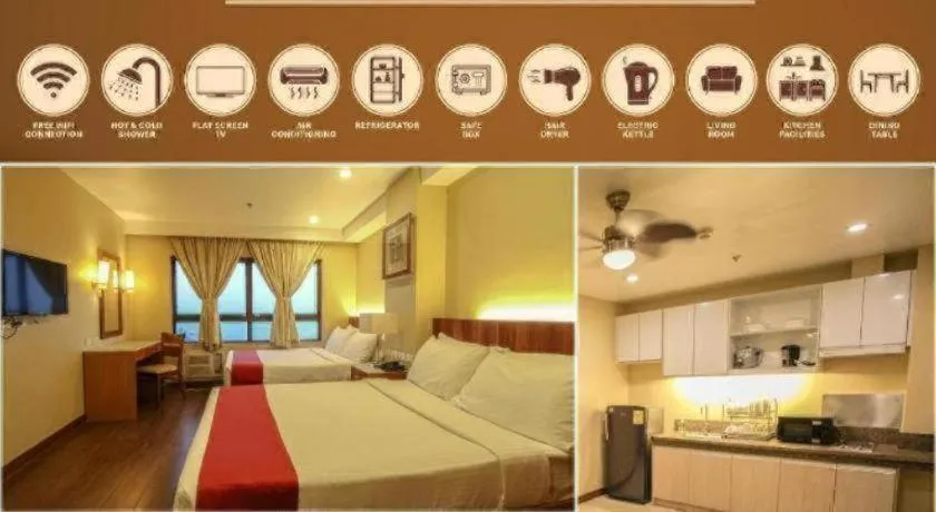 Bed in Hotel Veniz Legarda