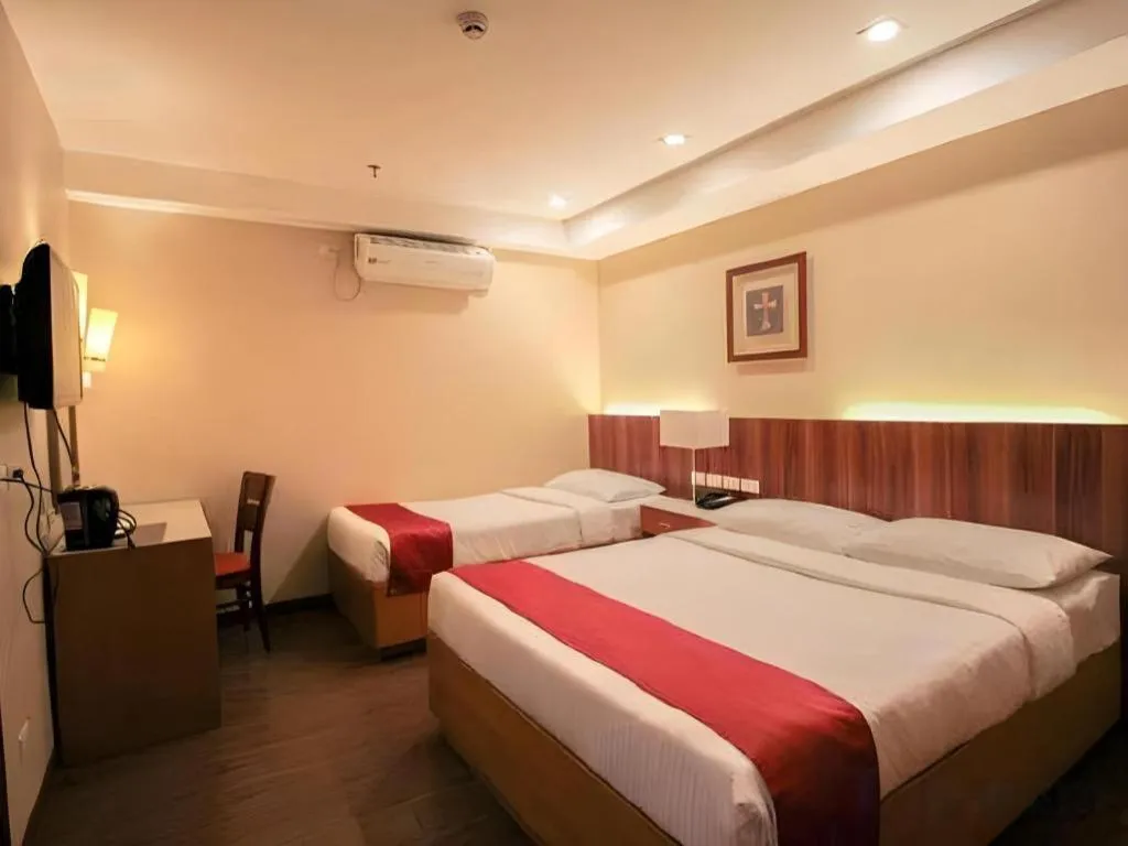 Bed in Hotel Veniz Legarda