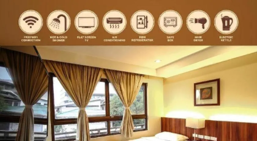 Bed in Hotel Veniz Legarda