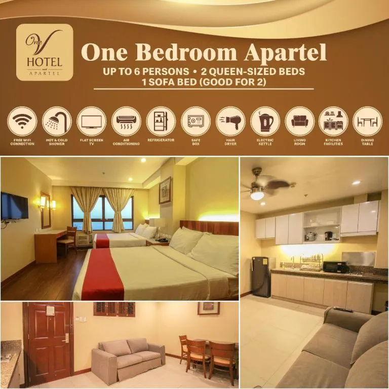 Bed in Hotel Veniz Legarda