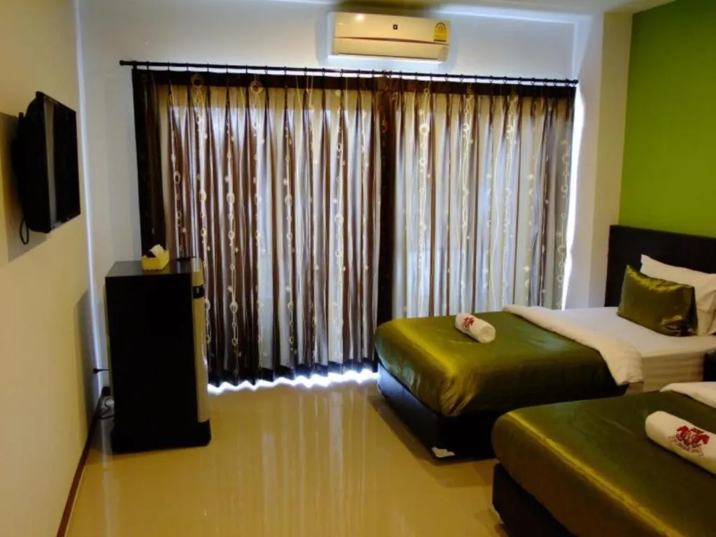 Bed in Chada Veranda Hotel