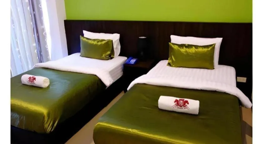 Bed in Chada Veranda Hotel