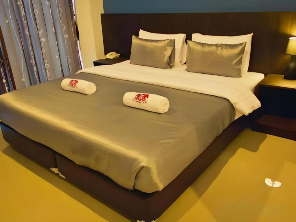 Bed in Chada Veranda Hotel