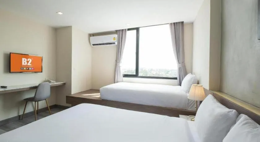 Bed in B2 Korat Premier Hotel