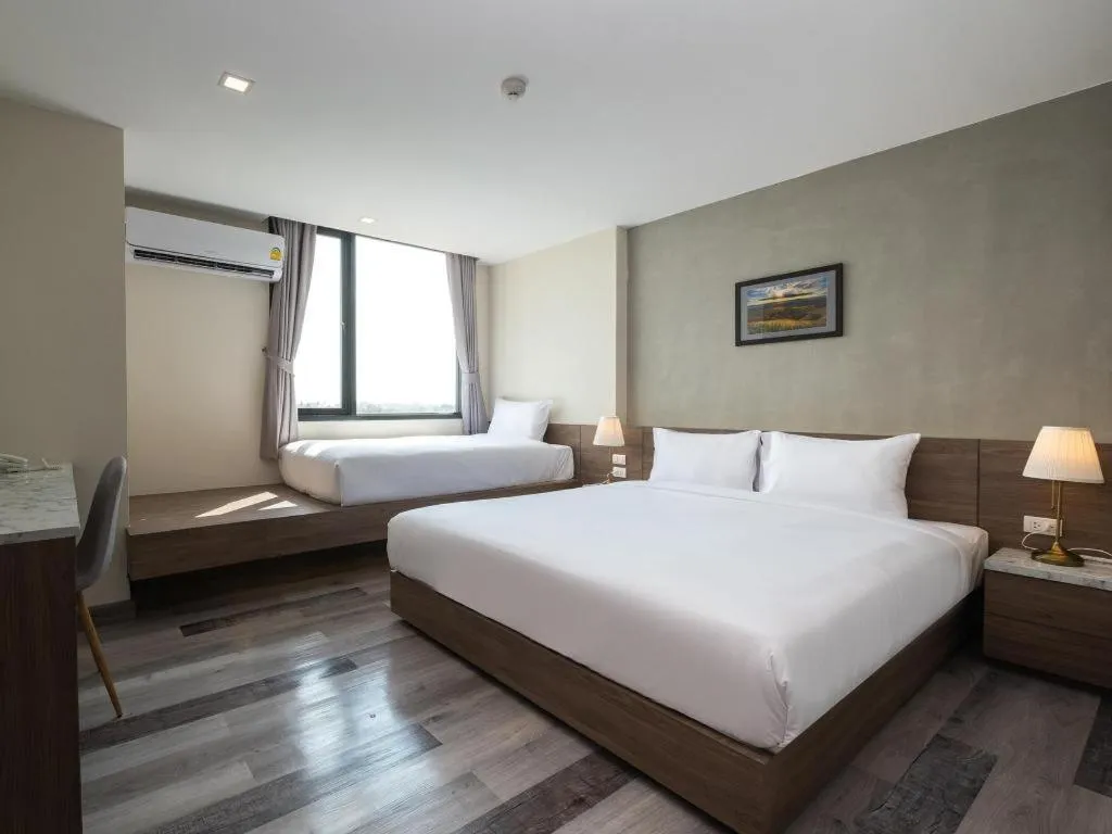 Bed in B2 Korat Premier Hotel