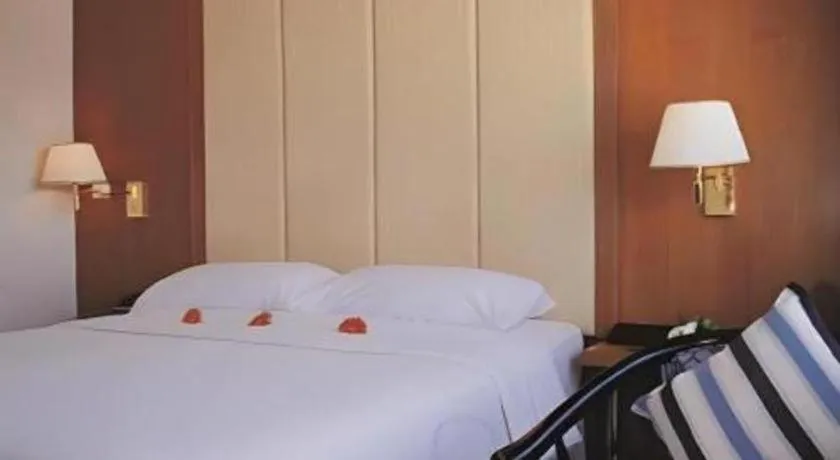 Bed in Western Grand Hotel Ratchaburi