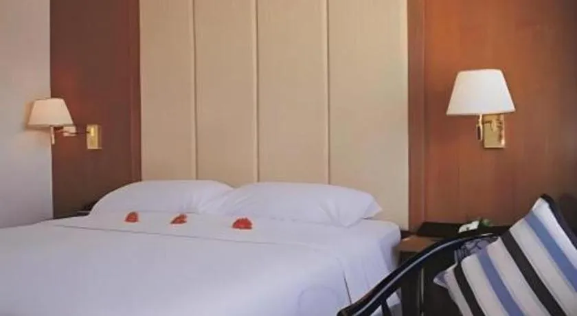 Bed in Western Grand Hotel Ratchaburi