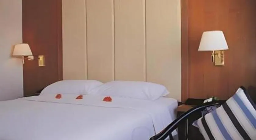 Bed in Western Grand Hotel Ratchaburi