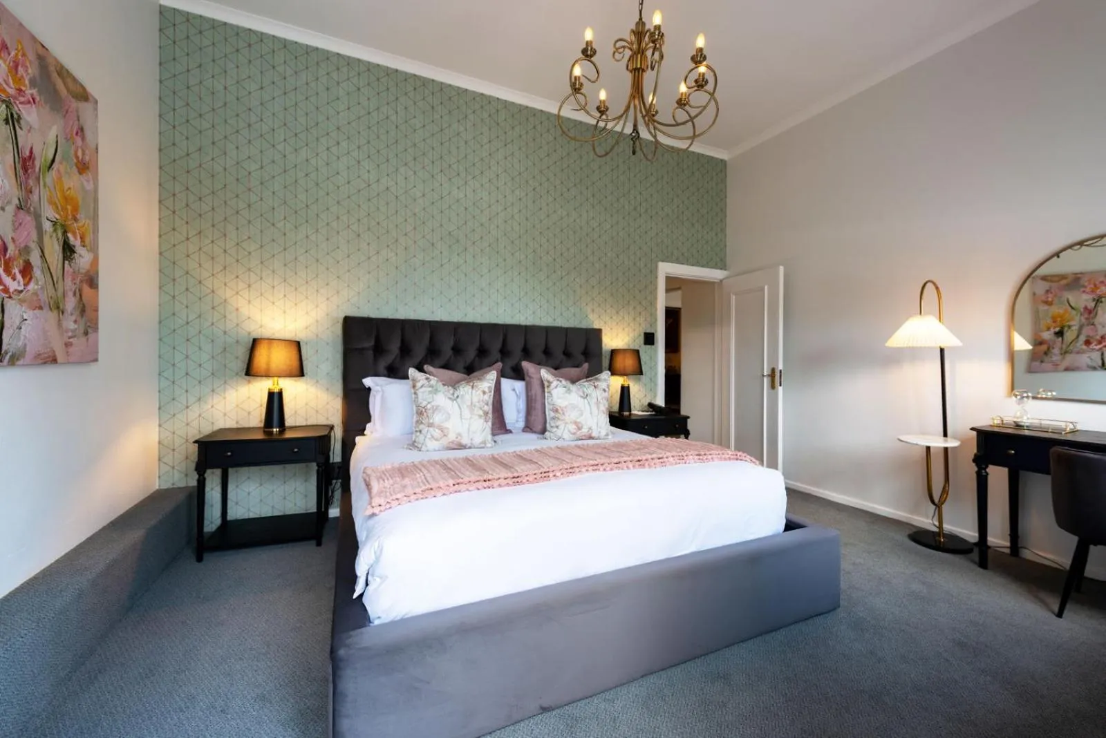 Bed in Palm House Boutique Hotel and Spa