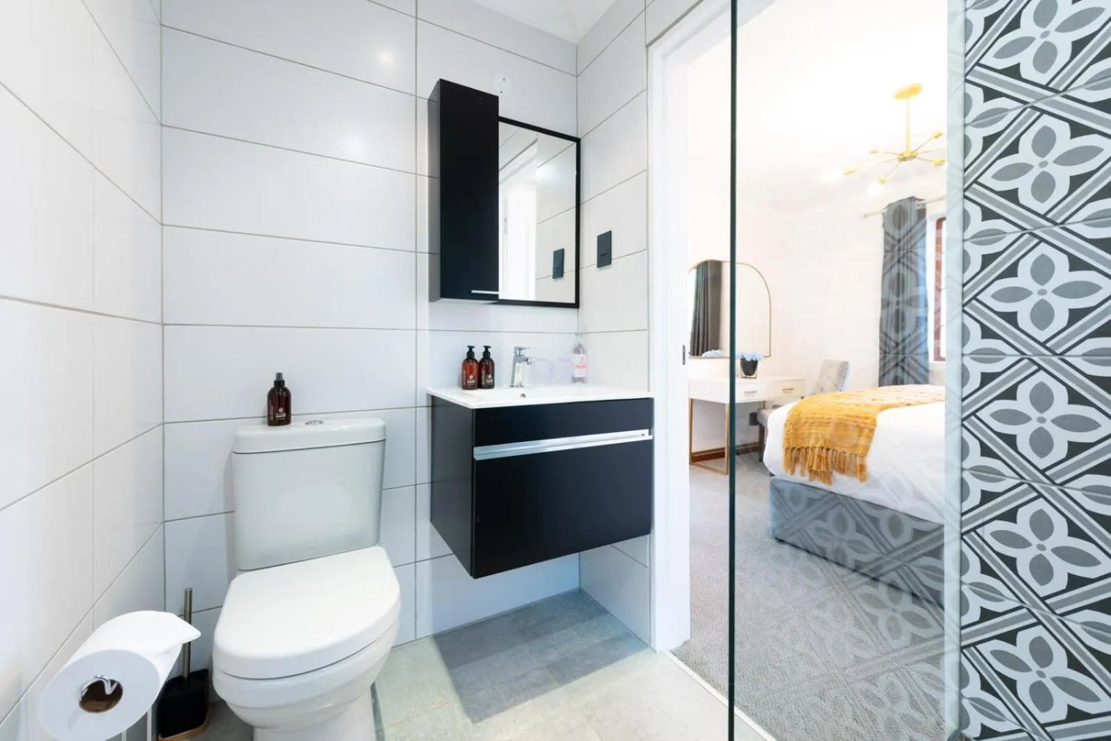 Bathroom, Bed in Palm House Boutique Hotel and Spa