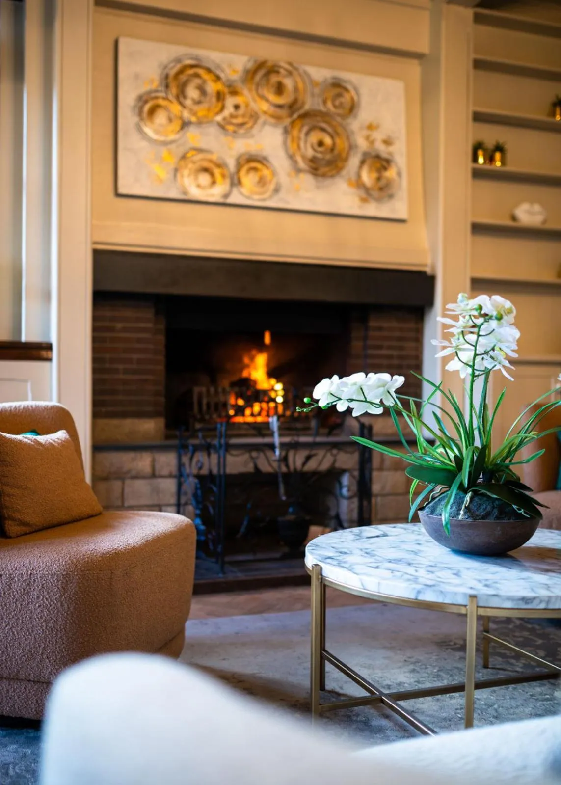 Communal lounge/ TV room in Palm House Boutique Hotel and Spa