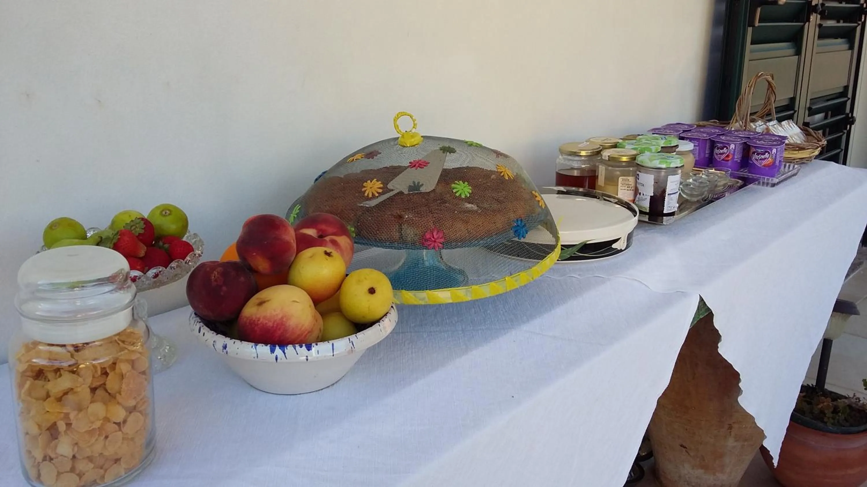 Food and drinks in La Via del Carretto B&B