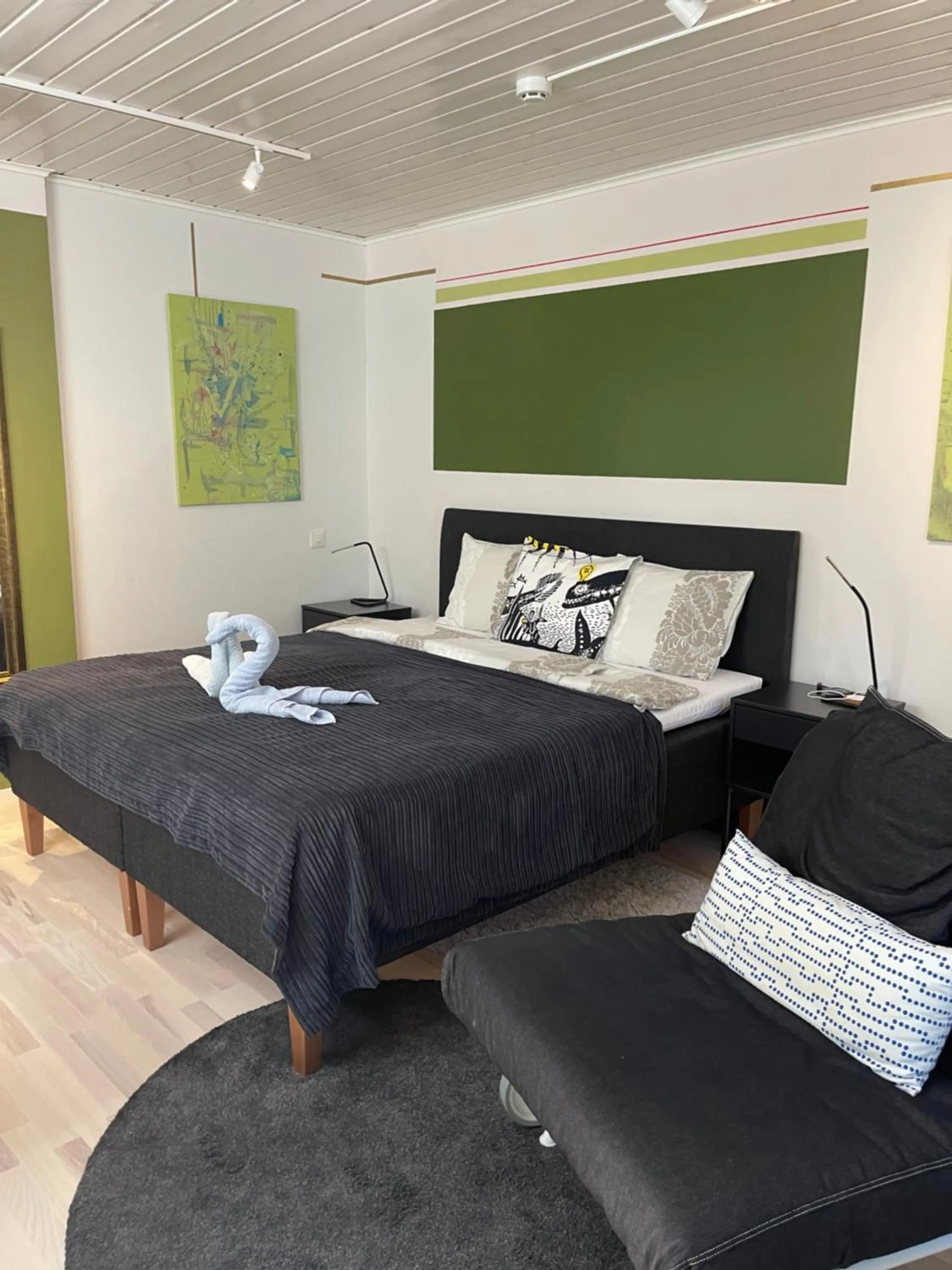 Bed in Hotelli Kaivo