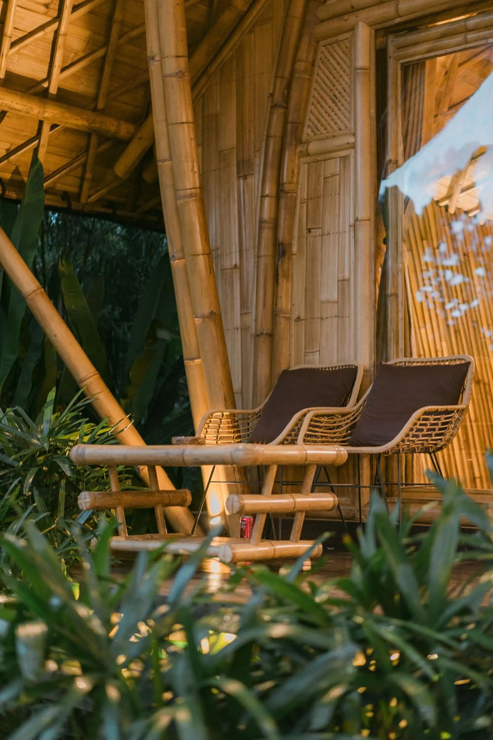 Patio in Arcada Bali Bamboo House