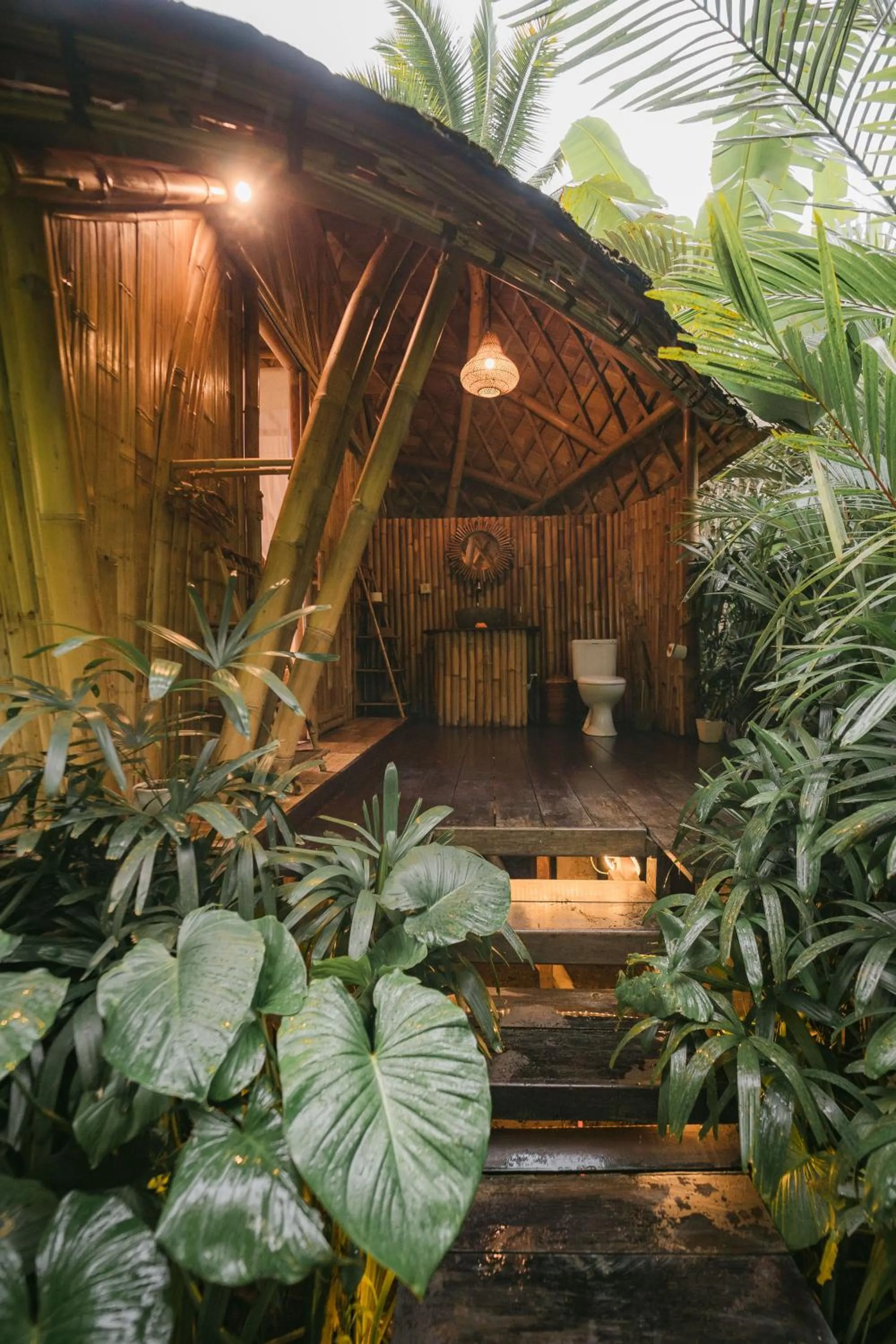 Patio in Arcada Bali Bamboo House