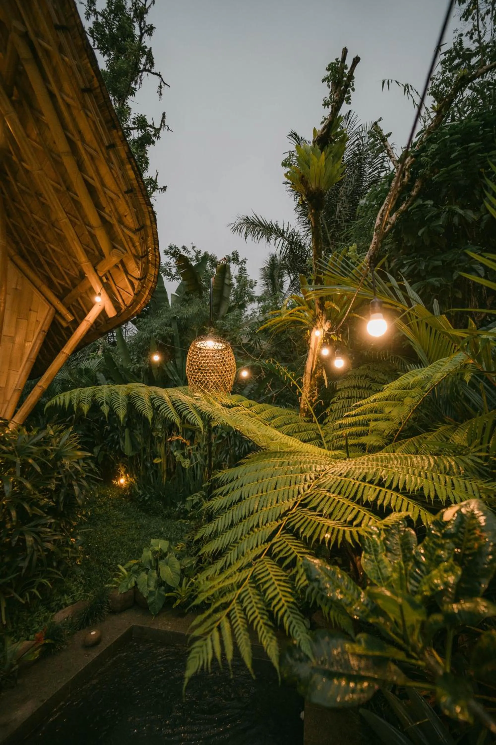 Night in Arcada Bali Bamboo House