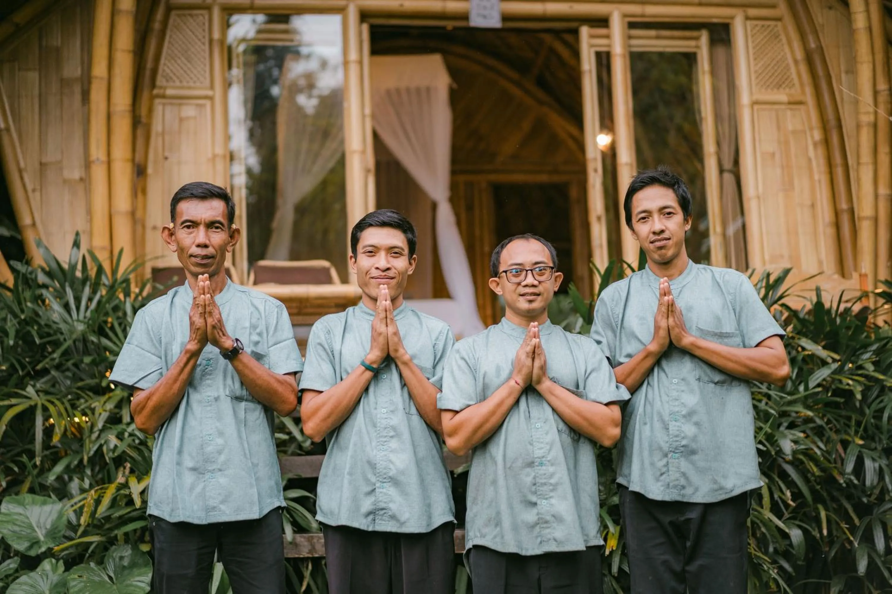 Staff in Arcada Bali Bamboo House