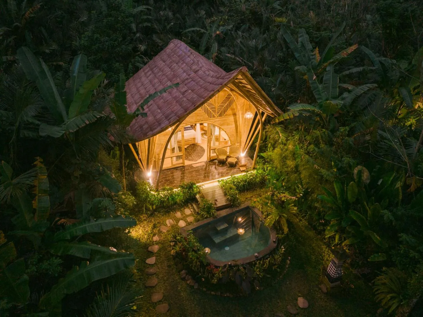 Property building in Arcada Bali Bamboo House