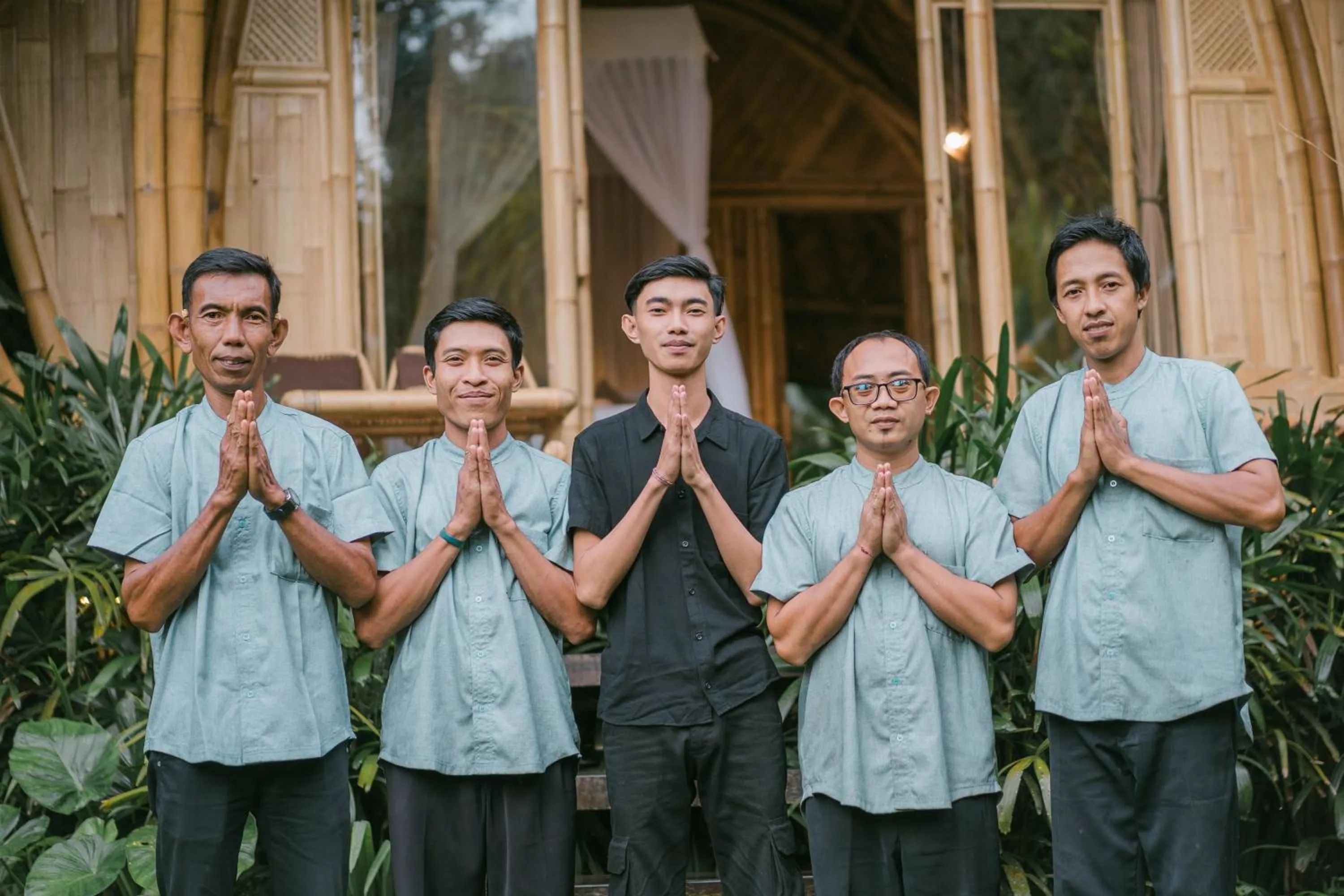 Staff in Arcada Bali Bamboo House