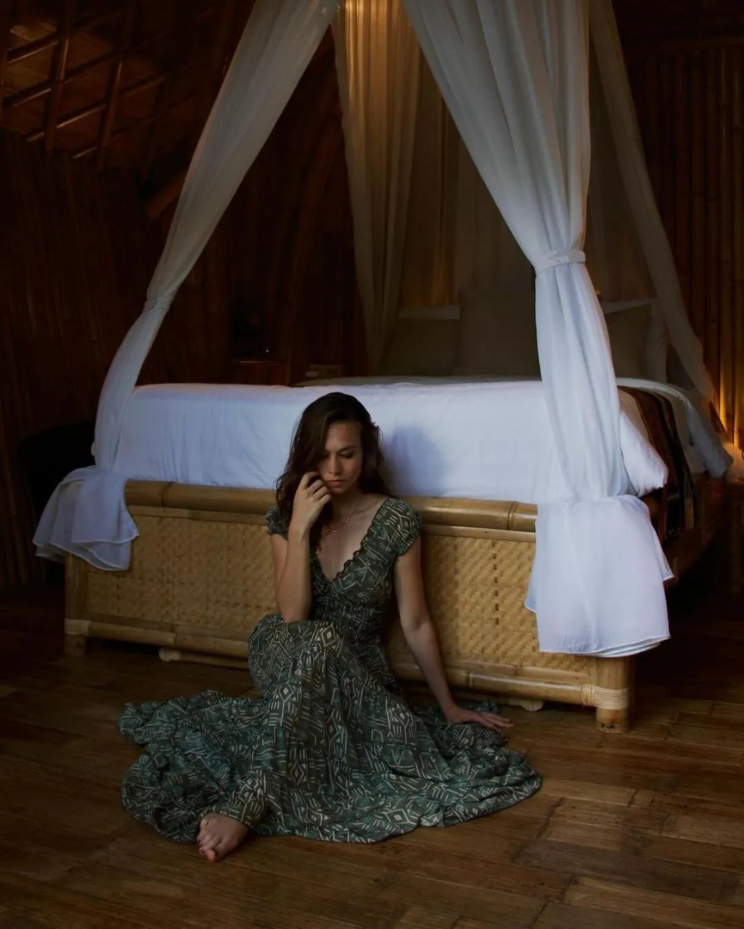 People in Arcada Bali Bamboo House