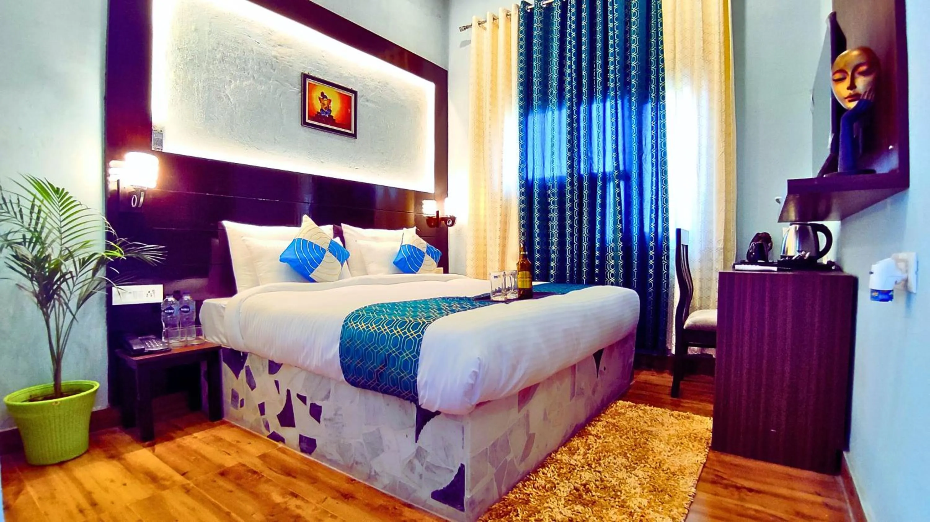 Bedroom, Bed in The MadhuNandan - A Luxury Homestay