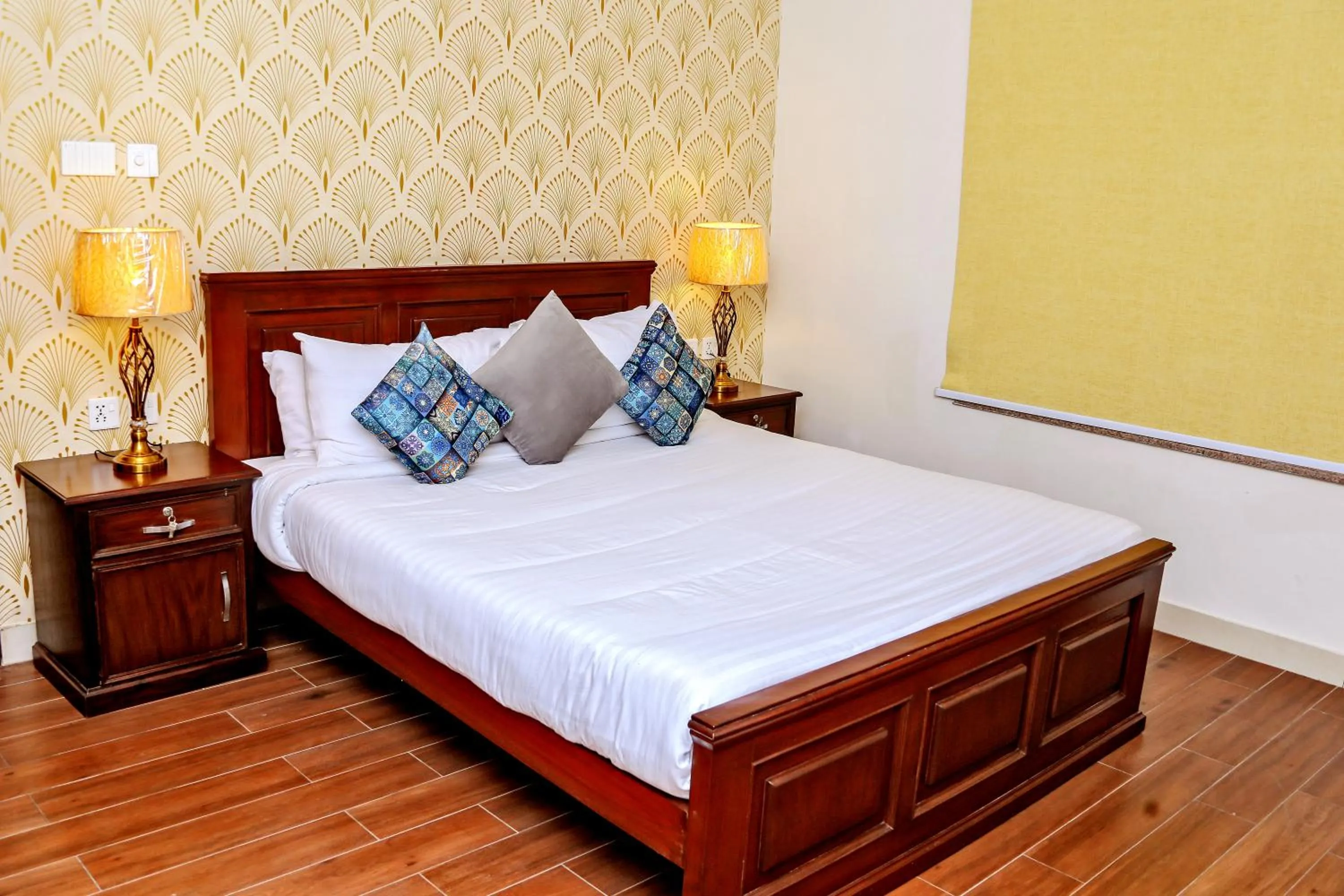 Bed in Gulberg Suites
