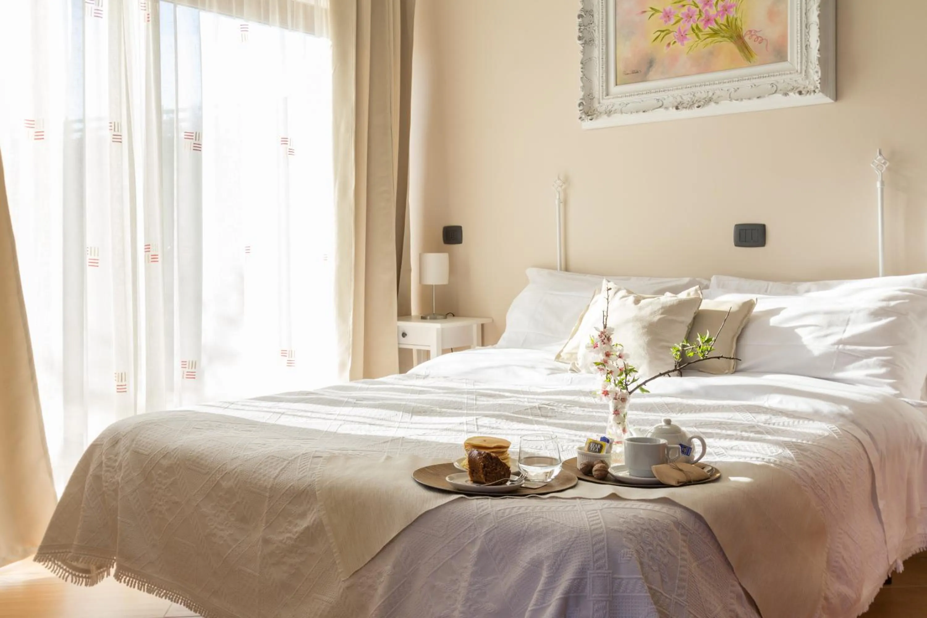 Bedroom, Bed in B&B Eyexei Domus