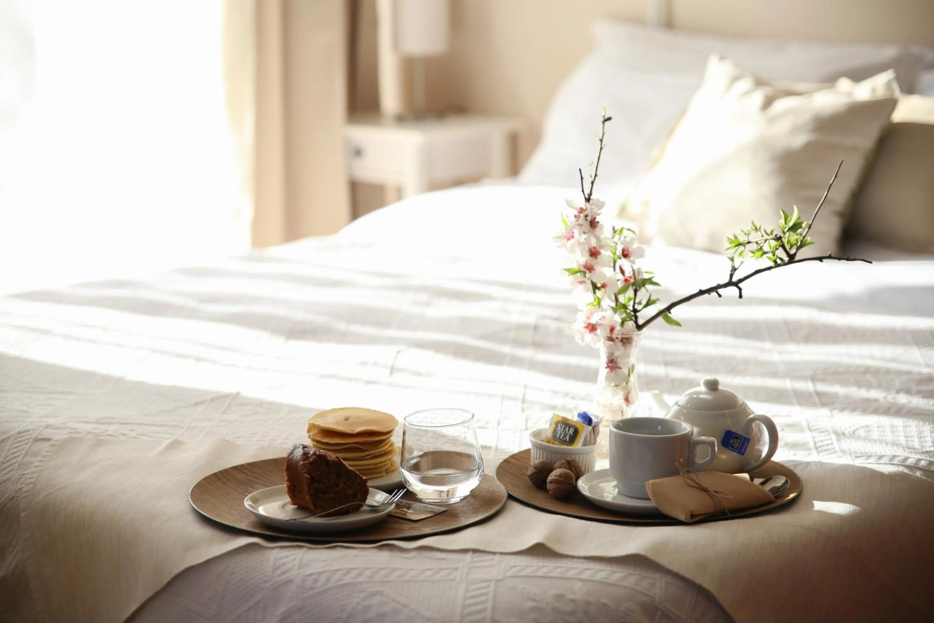 Bedroom, Bed in B&B Eyexei Domus