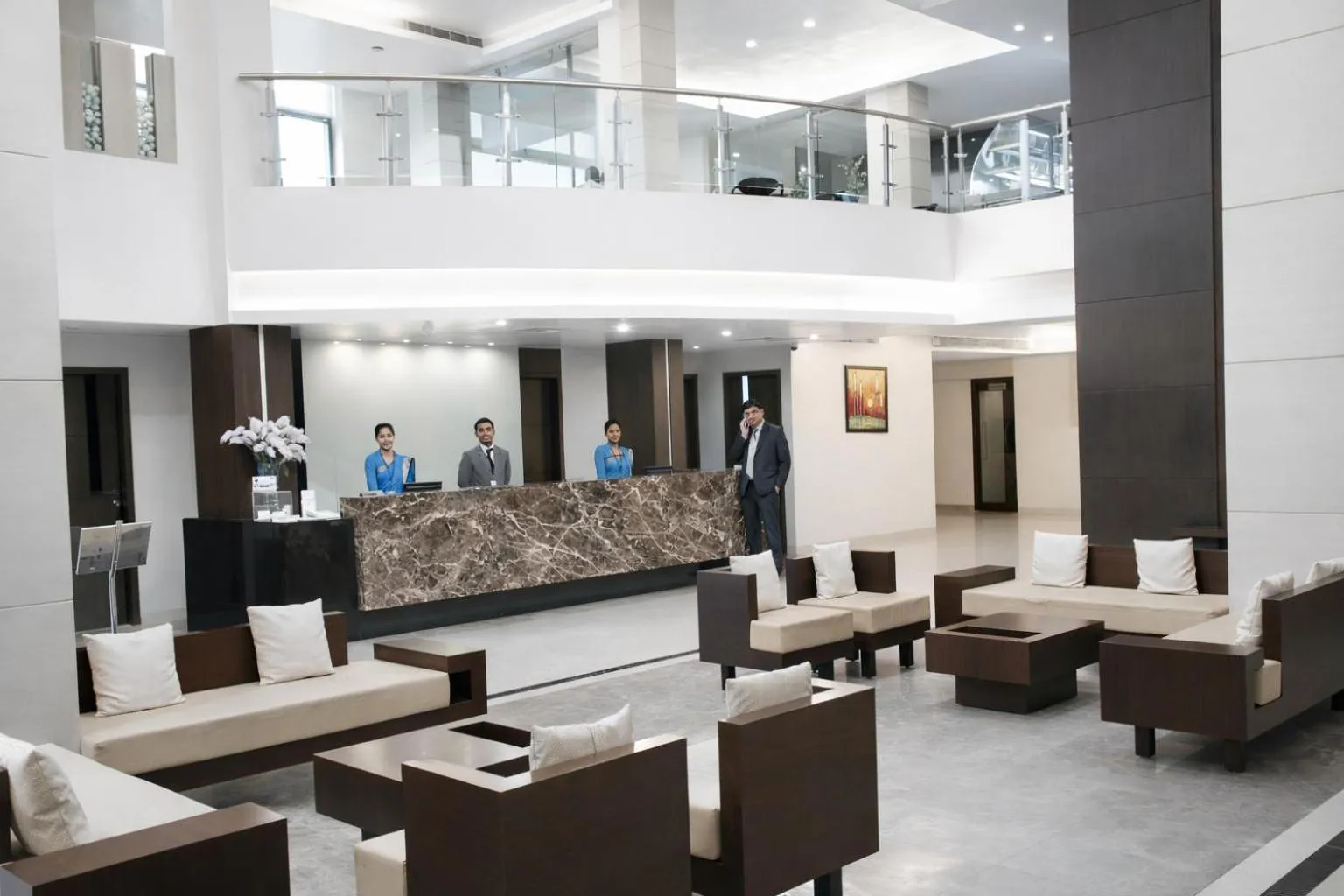 Lobby or reception in Hotel Daaysco Oley Allo