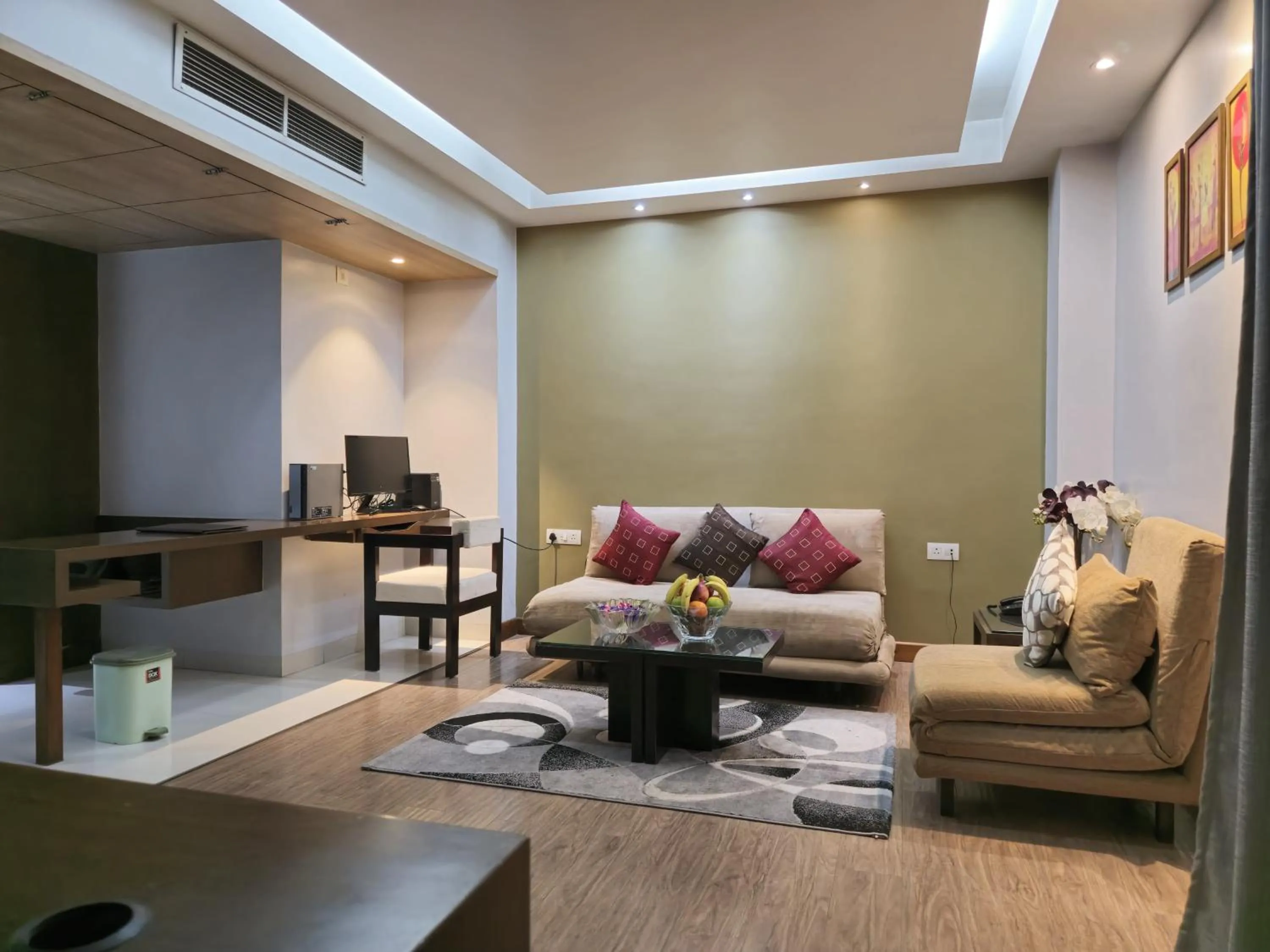 Seating area in Hotel Daaysco Oley Allo